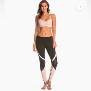 Alo Yoga Vitality Leggings with Mesh Lace